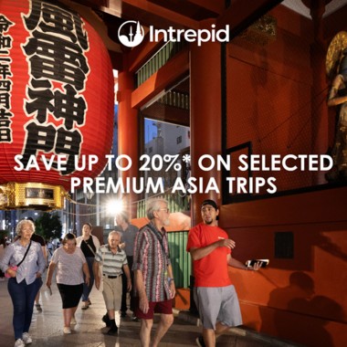 Enjoy up to 20%* off your next Premium Asia adventure with Intrepid! Explore the Highlights of Japan from just $6,140*pp, including ancient temples, samurai traditions, and relaxing onsens.

Your Premium Trip Includes:
🏯7 nights hotel & 1 night feature stay accommodation
🏯 Expert local leader
🏯Transport by train & bus
🏯 8 breakfasts, 1 lunch & 4 dinners
🏯A selection of activities & attractions
🏯Intrepid Premium trips include an arrival transfer, daily breakfast, luggage porterage and incidental tipping (excluding leader tip).

Includes a saving of $1,535*pp! Get in touch to book today and immerse yourself in Japan’s rich culture!🗺️✨

*T&Cs apply. Departs 6 Dec 2025. Offer ends 22 August 2025. Booking/ service fees may apply. Selected travel dates apply. Subject to availability & change.